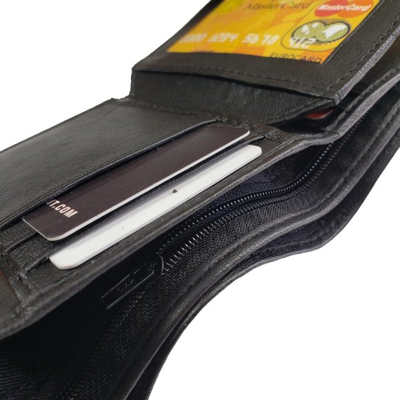 Men's Trifold Wallet With Front ID - Picture 8 of 15